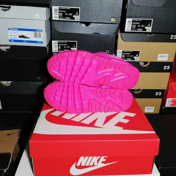 NIKE AIR MAX 90S PREMIUM PINK/FUCHSIA WOMEN'S US SIZE 6.5 NEW IN BOX - Picture 8 of 15